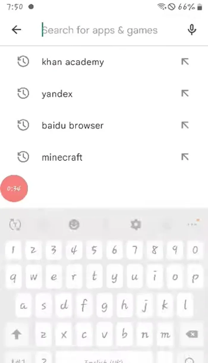 Seleziona l'app Khan Academy dai risultati.