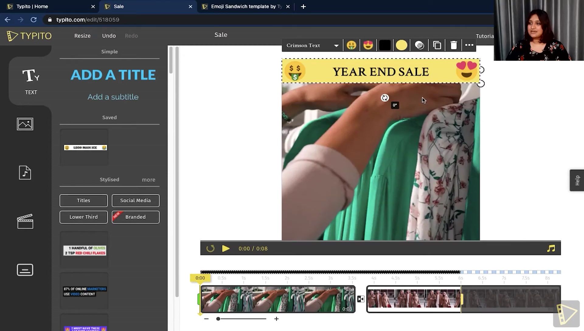 Aggiungi Emoji ai Tuoi Video: Guida Rapida con Typeeto
