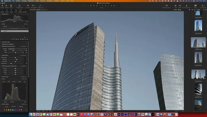 Applicare più preset o modifiche a diversi pannelli.