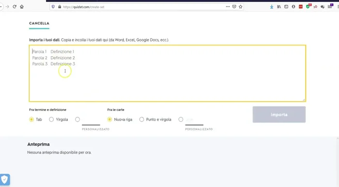 Gestisci le carte doppie cancellandole se necessario.