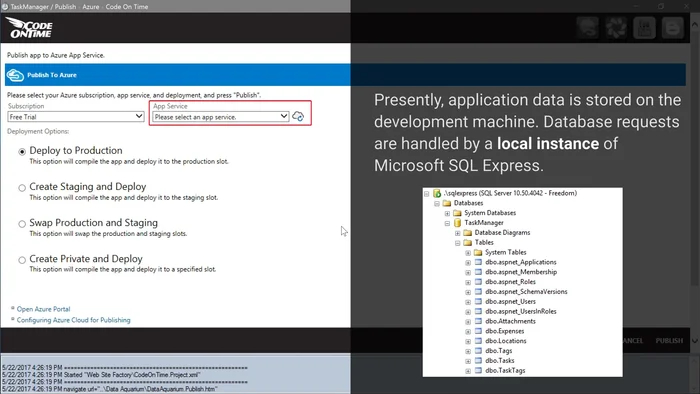 Creare il database premendo 'Crea'.