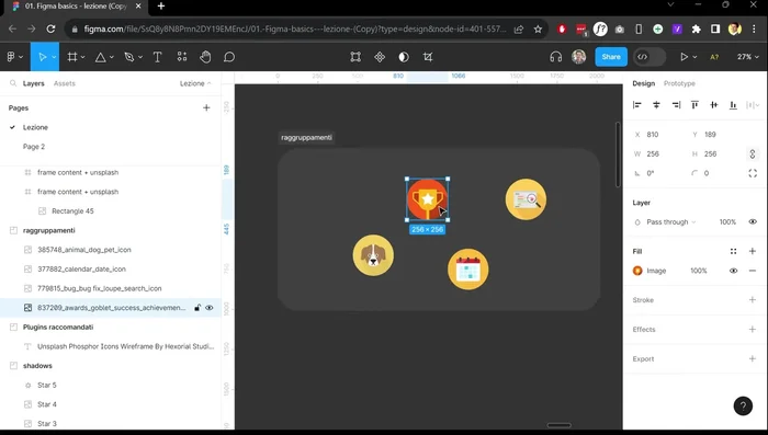 Raggruppamento di Elementi