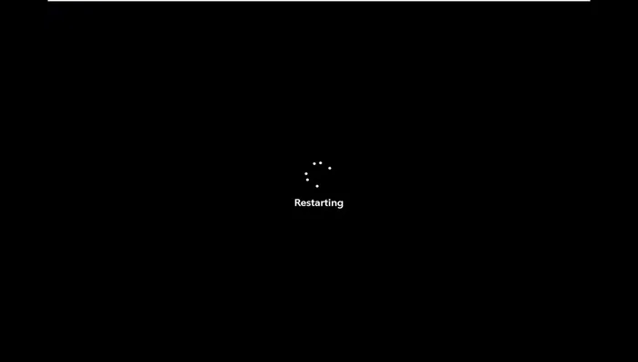 Riavvia il computer.