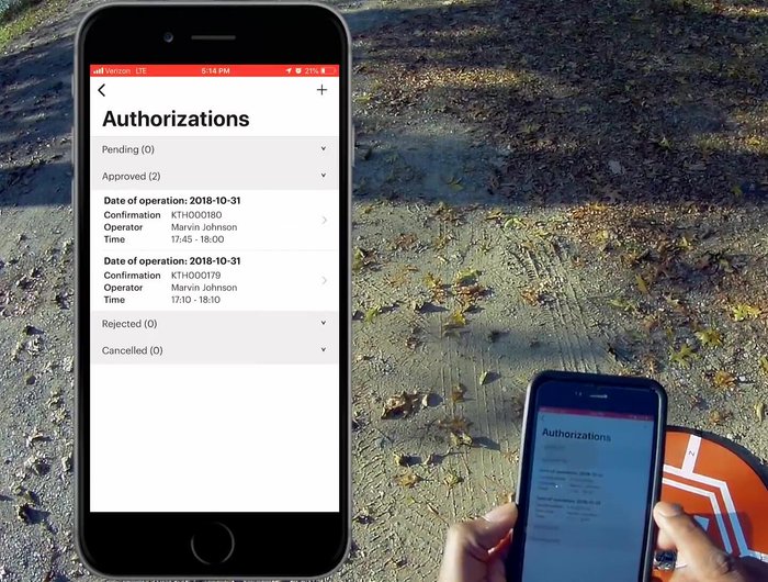 Controlla la tua autorizzazione nella sezione 'Risorse' dell'app. Riceverai anche una notifica via messaggio di testo.