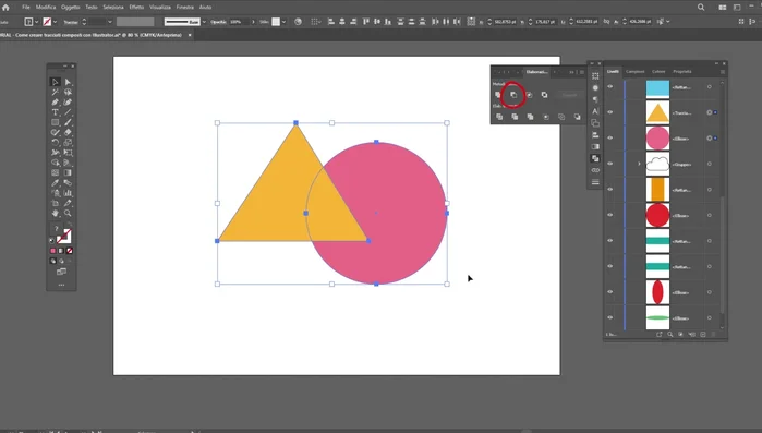 Clicca su "Sotto meno Sopra".