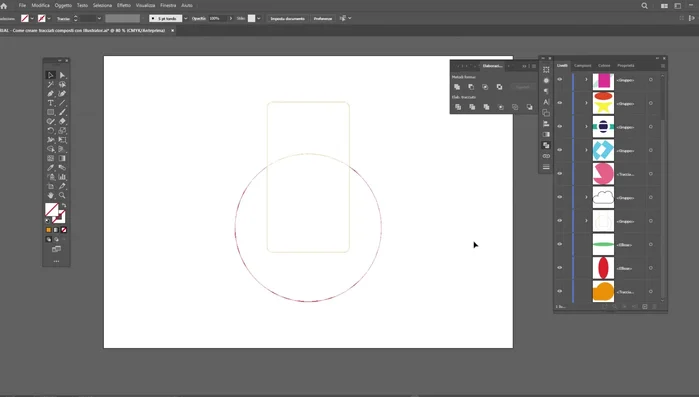 Clicca su "Contorno".
