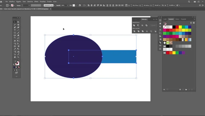 Seleziona gli oggetti.