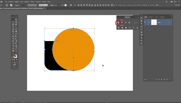 Clicca su "Unifica".
