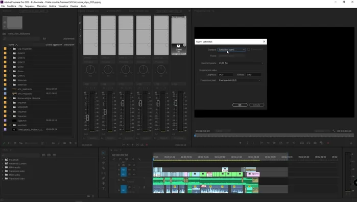 Impostare la risoluzione e proporzioni dei sottotitoli.