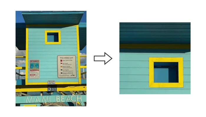 Semplificazione dell'immagine: Eliminare gli elementi estranei per focalizzare l'attenzione sull'elemento principale.