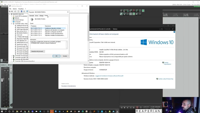 Verifica le proprietà della scheda audio (Pannello di controllo > Audio). Assicurati che i canali (48/44) siano selezionabili. Se non lo sono, hai ancora il problema.