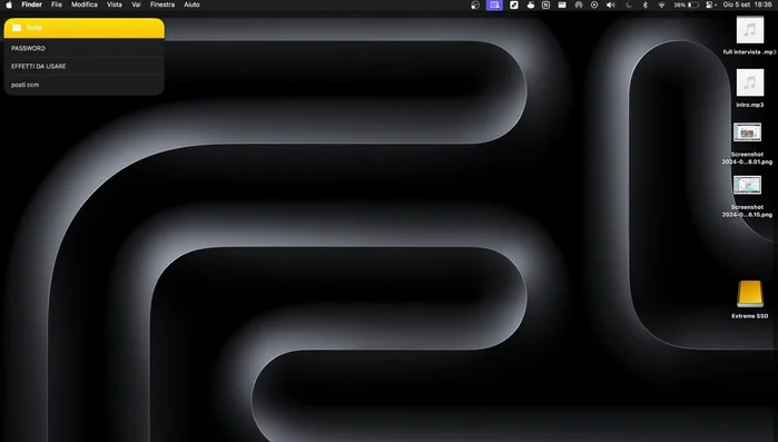 Trovare il file eliminato.