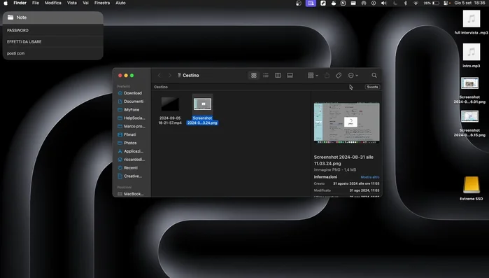 Selezionare "Ripristina".