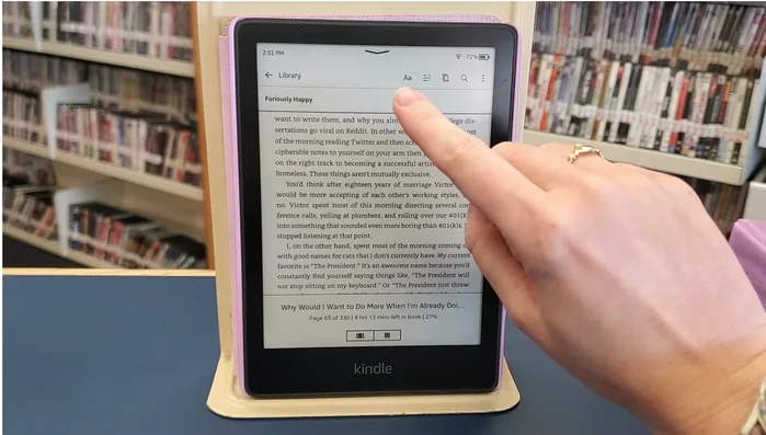 Seleziona l'icona "Aa" (piccola a grande).