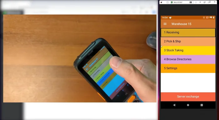 Trova il preventivo con stato 'Accettato' e tocca la riga per aprirlo.