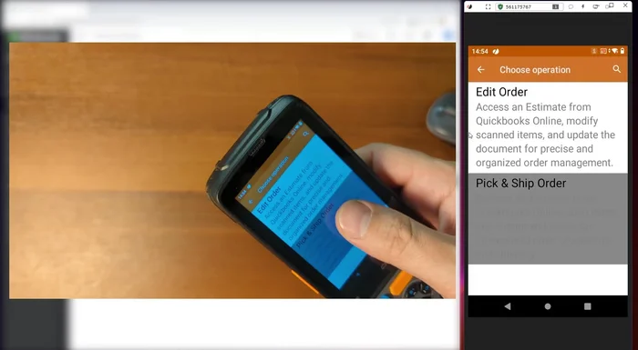 Completa il prelievo assicurandoti che le quantità corrispondano all'ordine.