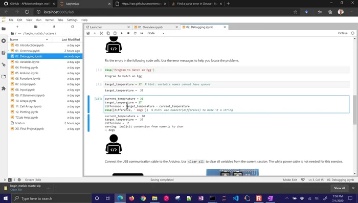 Gestisci gli avvisi: presta attenzione agli avvisi (warning) di MATLAB/Octave, spesso indicano problemi potenziali nel codice. Correggi le conversioni di tipo implicite (es. da numerico a carattere) usando funzioni di conversione esplicita (es. `num2str()`).