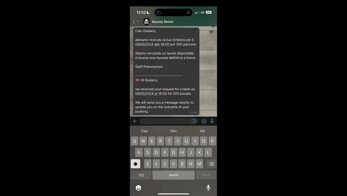 Gestione delle richieste di prenotazione con indicazione chiara dello stato della prenotazione (in attesa di conferma, prenotato).