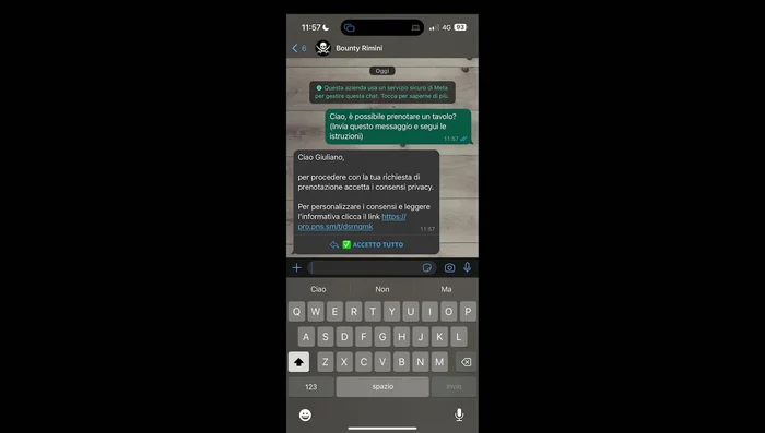 Integrazione di domande frequenti e risposte nel flusso di conversazione.