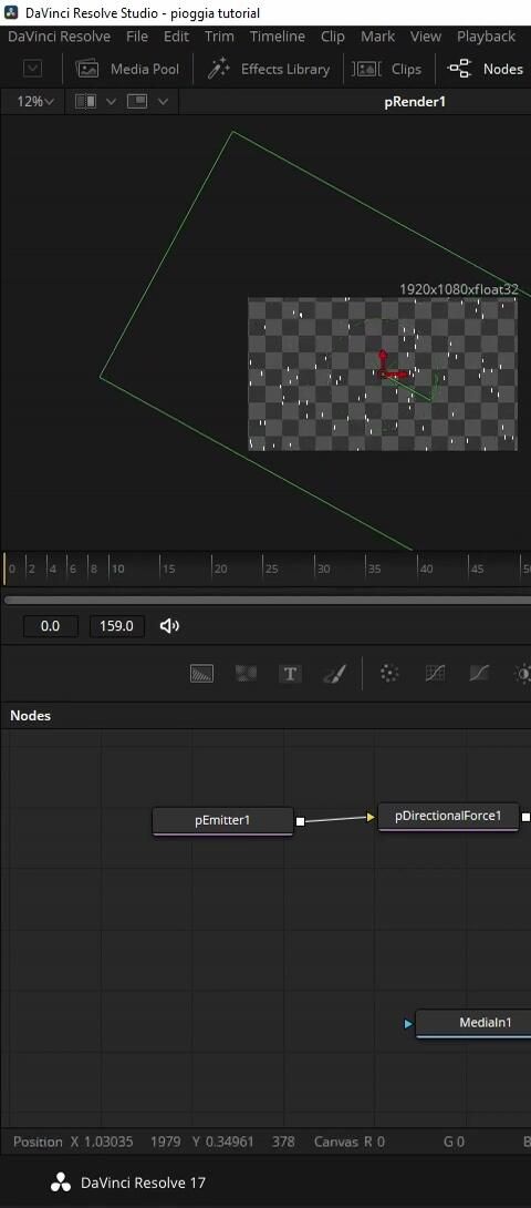 Effetto Pioggia in DaVinci Resolve: Guida Completa