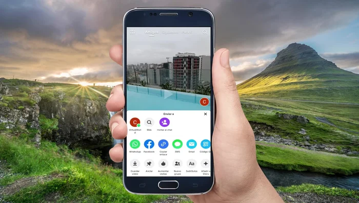 Utilizza un servizio online per scaricare il video da TikTok e poi condividerlo su WhatsApp.