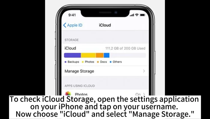 Controlla lo spazio di archiviazione iCloud