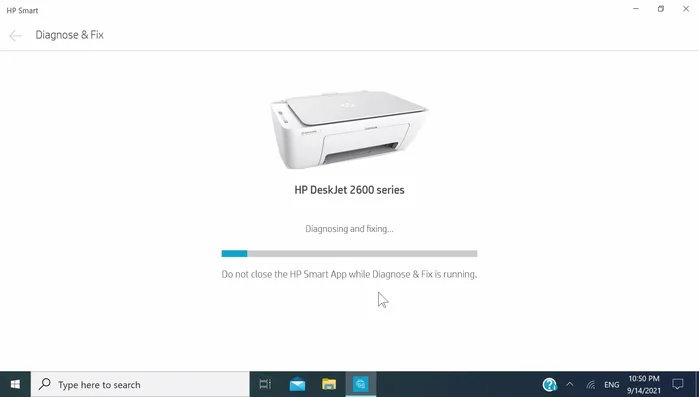 Seleziona 'Avvio' e attendi il completamento della diagnosi (può richiedere alcuni minuti).