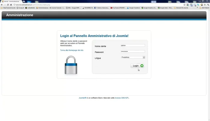 Modifica delle impostazioni del gruppo redazione per consentire l'accesso al backend (se necessario).
