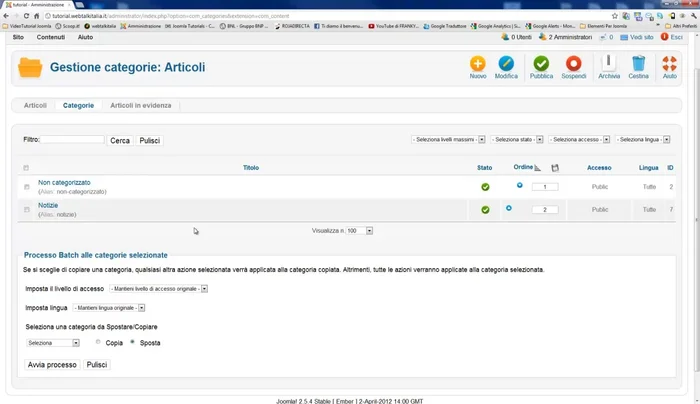 Negazione dell'accesso alle categorie di altre squadre per ciascun gruppo redazione.
