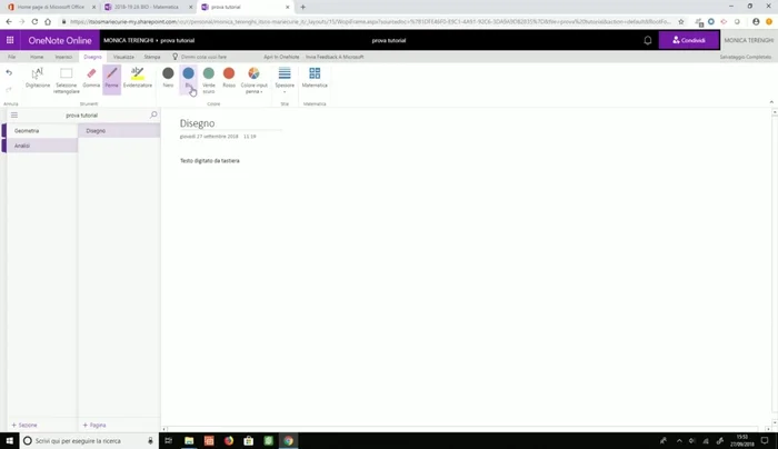 Scrivere l'equazione o i simboli matematici a mano libera (o con il mouse).