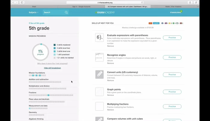 Se un'attività risulta troppo facile, comunica al tuo insegnante per ricevere missioni più impegnative.