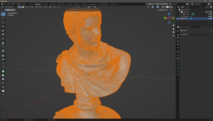 Seleziona tutti i vertici ('Select All') e uniscili ('Merge Vertices') usando l'opzione 'By Distance'. Regola il valore 'Distance' per evitare di eliminare troppi dettagli (un valore basso, come 0.01, è generalmente consigliato). Ripeti l'operazione se necessario.