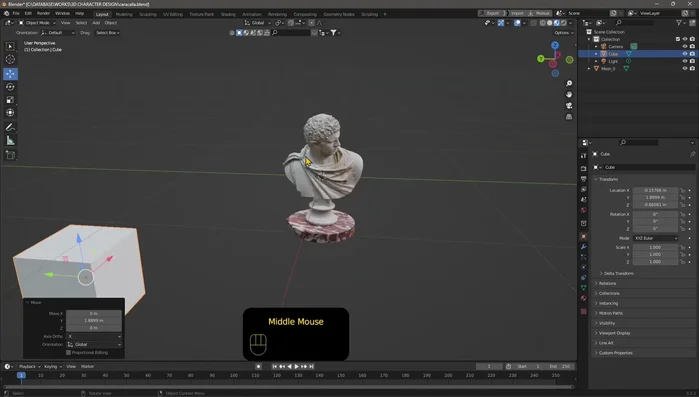 Applica il modificatore booleano ('Apply').