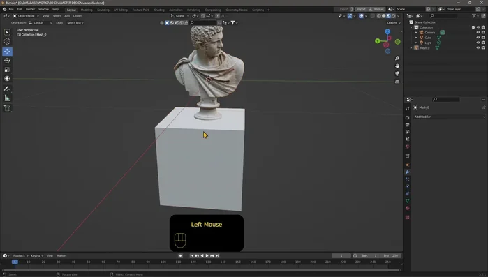 Applica il modificatore booleano ('Apply').