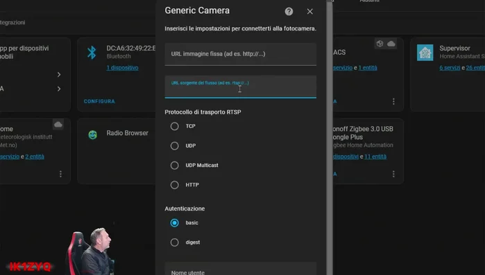 Scegliere il protocollo UDP.