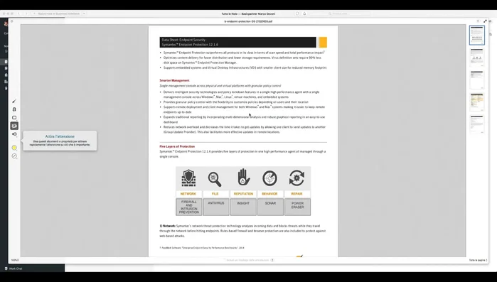 Per i file immagine, utilizzare gli strumenti di annotazione come pixelatura e ritaglio.