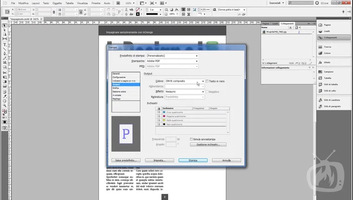 Verifica le impostazioni grafiche (font, gestione colore, ecc.)
