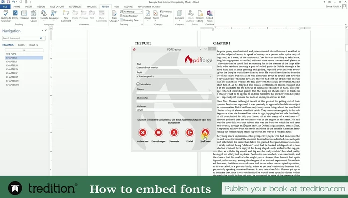 Stampare il documento come PDF.