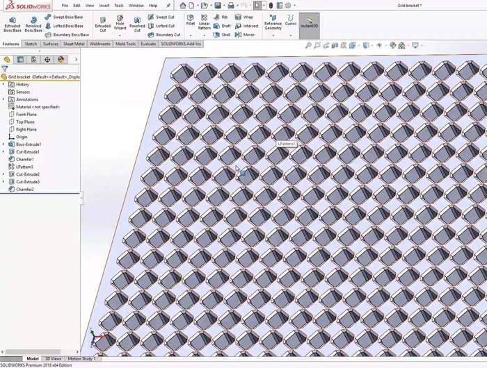 Semplifica gli elementi di fissaggio sopprimendo i dettagli delle filettature.