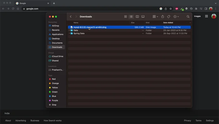 Se appare un messaggio di errore relativo ad uno sviluppatore non identificato, chiudi il popup.