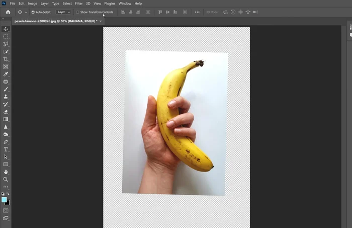 Applica la trasformazione premendo Invio o cliccando il segno di spunta.