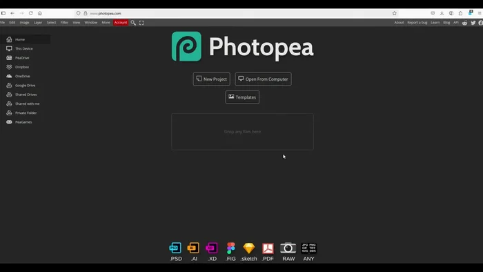 Clicca sul pulsante 'Installa' per aggiungere il plugin al tuo Photopea.