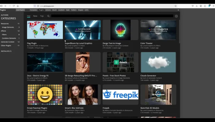 Dopo l'installazione, torna alla pagina principale. Il nuovo plugin apparirà nella sezione dei plugin.