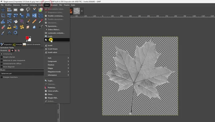 Regolare le curve per aumentare il contrasto (se necessario).