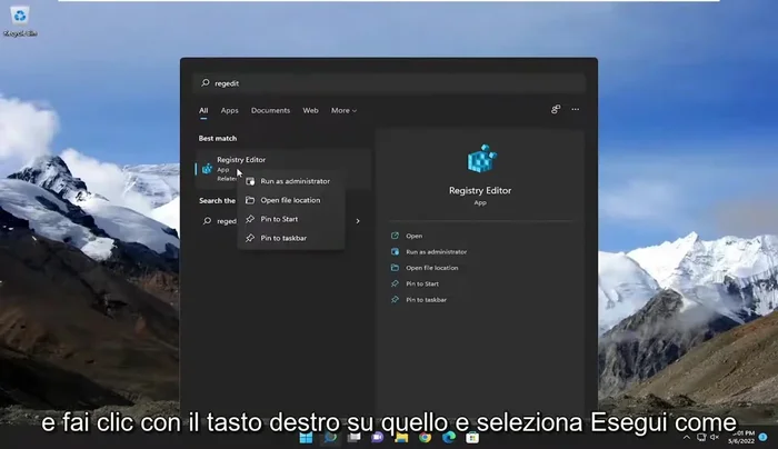 Se richiesto, selezionare "Sì" nel prompt del Controllo dell'account utente