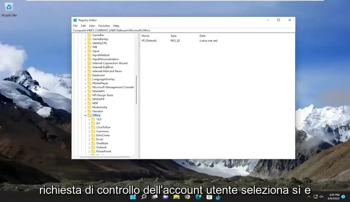 Se richiesto, selezionare "Sì" nel prompt del Controllo dell'account utente