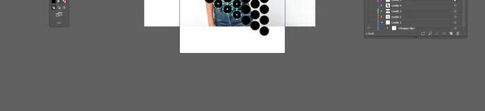 Fai clic destro e scegli "Crea maschera di ritaglio".