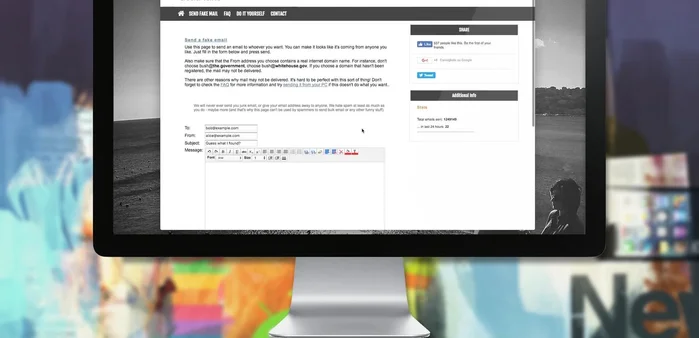 Scrivi il testo del messaggio, usando l'editor di testo fornito.