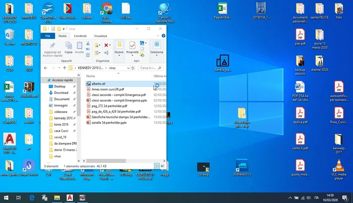 Impostare i parametri di stampa (altezza strato, infill, supporti, ecc.).