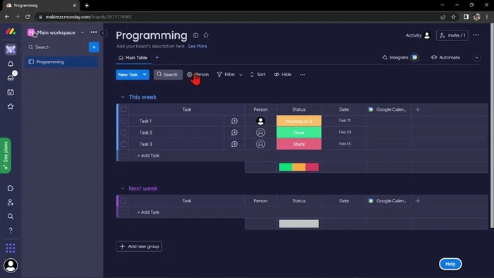 Nella pagina principale, clicca sull'opzione 'Automazione'.
